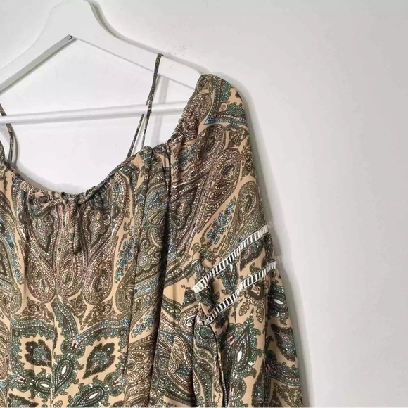ALEXIA ADMOR Paisley Print Off-the-Shoulder Dress - Size M - NWT - Picture 8 of 14